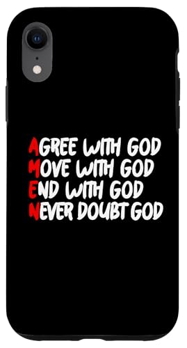 AMEN Hülle für iPhone XR von True Believing Christian Tees