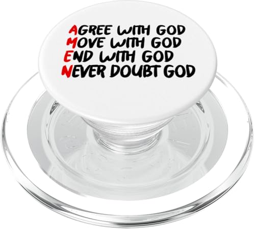 AMEN PopSockets PopGrip für MagSafe AMEN PopSockets PopGrip für MagSafe von True Believing Christian Tees