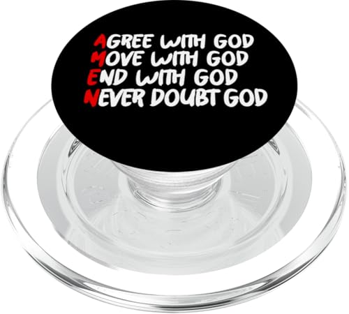 AMEN PopSockets PopGrip für MagSafe AMEN PopSockets PopGrip für MagSafe von True Believing Christian Tees