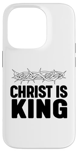 Christus ist König Hülle für iPhone 14 Pro von True Believing Christian Tees