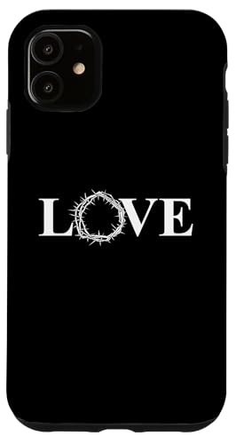 Dornenkrone Jesus Liebe Hülle für iPhone 11 Dornenkrone Jesus Liebe Hülle für iPhone 11 von True Believing Christian Tees