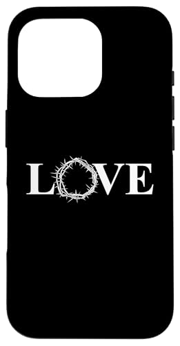 Dornenkrone Jesus Liebe Hülle für iPhone 16 Pro Dornenkrone Jesus Liebe Hülle für iPhone 16 Pro von True Believing Christian Tees