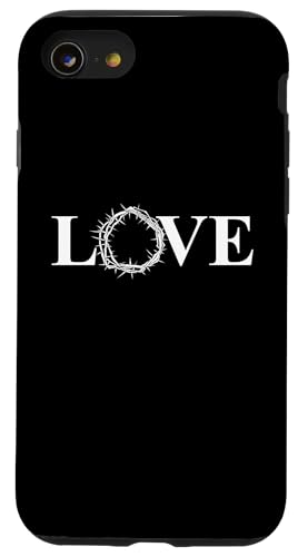 Dornenkrone Jesus Liebe Hülle für iPhone SE (2020) / 7 / 8 von True Believing Christian Tees