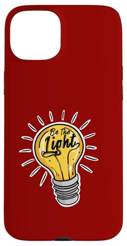 Glühbirne ist das Licht Hülle für iPhone 15 Plus Glühbirne ist das Licht Hülle für iPhone 15 Plus von True Believing Christian Tees