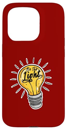 Glühbirne ist das Licht Hülle für iPhone 15 Pro Glühbirne ist das Licht Hülle für iPhone 15 Pro von True Believing Christian Tees
