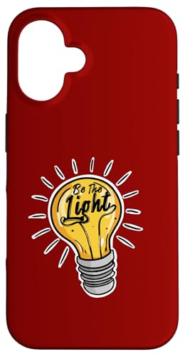 Glühbirne ist das Licht Hülle für iPhone 16 Glühbirne ist das Licht Hülle für iPhone 16 von True Believing Christian Tees