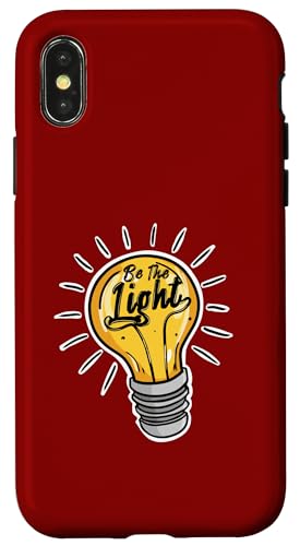 Glühbirne ist das Licht Hülle für iPhone X/XS Glühbirne ist das Licht Hülle für iPhone X/XS von True Believing Christian Tees