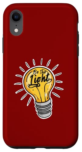 Glühbirne ist das Licht Hülle für iPhone XR Glühbirne ist das Licht Hülle für iPhone XR von True Believing Christian Tees