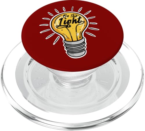 Glühbirne ist das Licht PopSockets PopGrip für MagSafe Glühbirne ist das Licht PopSockets PopGrip für MagSafe von True Believing Christian Tees