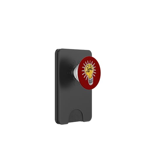 Glühbirne ist das Licht PopSockets PopWallet für MagSafe Glühbirne ist das Licht PopSockets PopWallet für MagSafe von True Believing Christian Tees