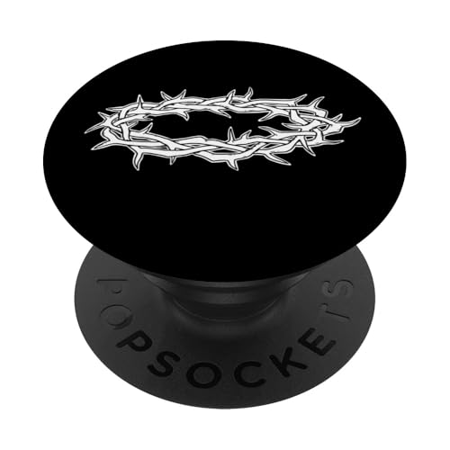 Jesus Dornenkrone PopSockets Klebender PopGrip Jesus Dornenkrone PopSockets Klebender PopGrip von True Believing Christian Tees