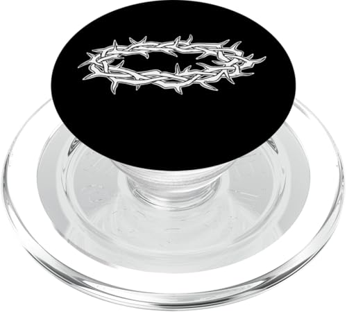 Jesus Dornenkrone PopSockets PopGrip für MagSafe Jesus Dornenkrone PopSockets PopGrip für MagSafe von True Believing Christian Tees