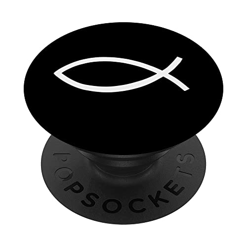 Jesus Fisch PopSockets Klebender PopGrip von True Believing Christian Tees