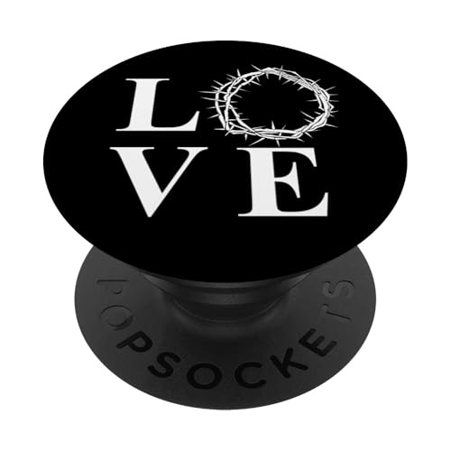 Jesus Liebe Dornenkrone Jesus Liebe PopSockets Klebender PopGrip Jesus Liebe Dornenkrone Jesus Liebe PopSockets Klebender PopGrip von True Believing Christian Tees