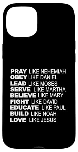 Pray Like Nehemiah Hülle für iPhone 15 Plus Pray Like Nehemiah Hülle für iPhone 15 Plus von True Believing Christian Tees