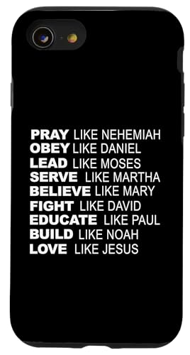 Pray Like Nehemiah Hülle für iPhone SE (2020) / 7 / 8 von True Believing Christian Tees