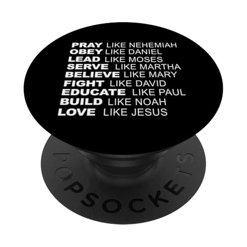Pray Like Nehemiah PopSockets Klebender PopGrip Pray Like Nehemiah PopSockets Klebender PopGrip von True Believing Christian Tees