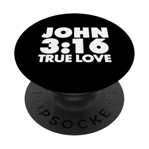Wahre Liebe John 3:16 PopSockets Klebender PopGrip Wahre Liebe John 3:16 PopSockets Klebender PopGrip von True Believing Christian Tees