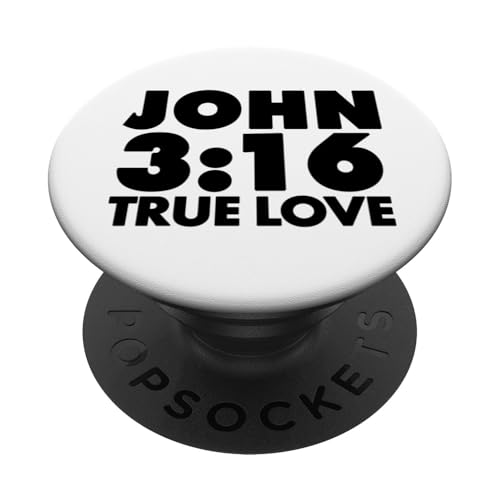 Wahre Liebe John 3:16 PopSockets Klebender PopGrip Wahre Liebe John 3:16 PopSockets Klebender PopGrip von True Believing Christian Tees