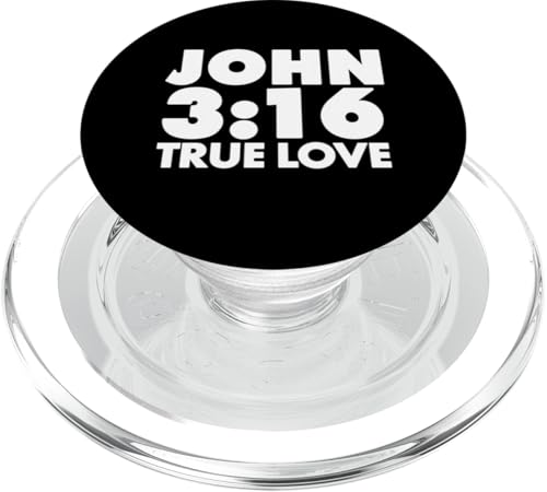 Wahre Liebe John 3:16 PopSockets PopGrip für MagSafe Wahre Liebe John 3:16 PopSockets PopGrip für MagSafe von True Believing Christian Tees