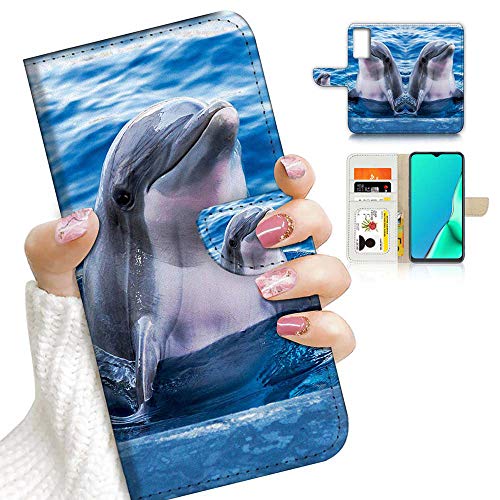 Schutzhülle für Samsung A51 4G Handy, Flip-Case A23037, süßer Delfin Schutzhülle für Samsung A51 4G Handy, Flip-Case A23037, süßer Delfin von True Love Jewellery Pty Ltd