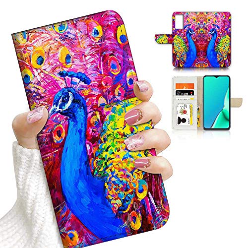 Schutzhülle für Samsung S20 4G 5G Design Flip Wallet Case Cover A21846 Bunt Pfau 21846 von True Love Jewellery Pty Ltd