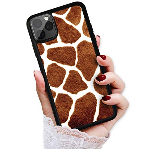 Schutzhülle für iPhone 12 Pro Max, langlebig, weiche Rückseite, Handyhülle, HOT12232 Giraffen-Muster von True Love Jewellery Pty Ltd