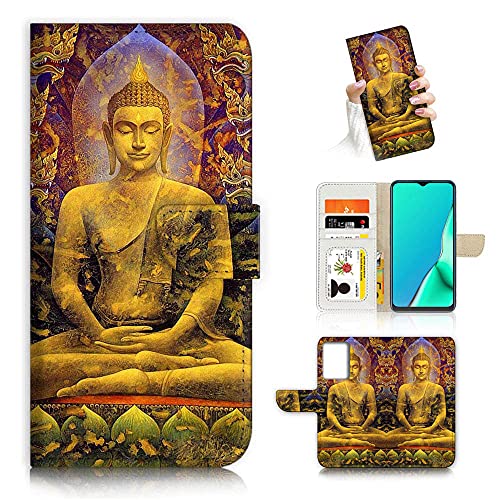 für Samsung S21 Ultra, für Samsung Galaxy S21 Ultra 5G, Design Flip Wallet Phone Case Cover, A24383 Buddha von True Love Jewellery Pty Ltd