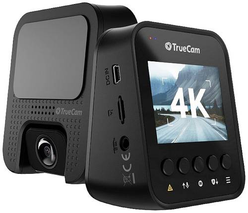 TrueCam H25 Dashcam mit GPS Blickwinkel horizontal max.=50° Datenanzeige im Video, G-Sensor, WDR, S von TrueCam