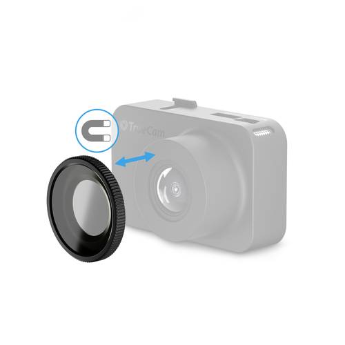 TrueCam Mx magnetic CPL Filter CPL-Filter Passend für (Autokamera)=M5 GPS WiFi, M5 WiFi, M7 GPS Dua von TrueCam