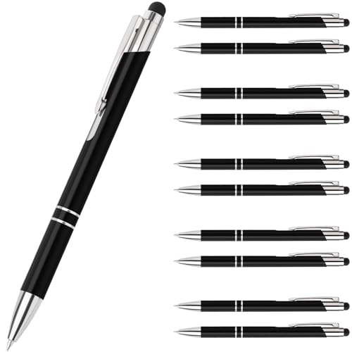 Truevaste 80er Set Druckkugelschreiber, Hochwertige 0.7mm Ergonomisch Kugelschreiber mit Metallgehäuse, Klick-Kugelschreiber, Ball point Pen für Flüssiges Schreiben, Schwarz Tinte, Schwarz Gehäuse Truevaste 80er Set Druckkugelschreiber, Hochwertige 0.7mm Ergonomisch Kugelschreiber mit Metallgehäuse, Klick-Kugelschreiber, Ball point Pen für Flüssiges Schreiben, Schwarz Tinte, Schwarz Gehäuse von Truevaste