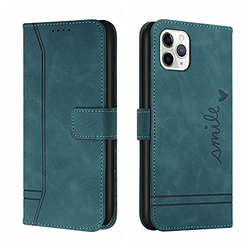 Trugox Handyhülle für Apple iPhone 11 Pro Max Hülle Klappbar Klapphülle mit Kartenfach Handytasche Handy Schutzhülle Tasche Leder Wallet Flip Case Slim Book Cover - Blaugrün Trugox Handyhülle für Apple iPhone 11 Pro Max Hülle Klappbar Klapphülle mit Kartenfach Handytasche Handy Schutzhülle Tasche Leder Wallet Flip Case Slim Book Cover - Blaugrün von Trugox