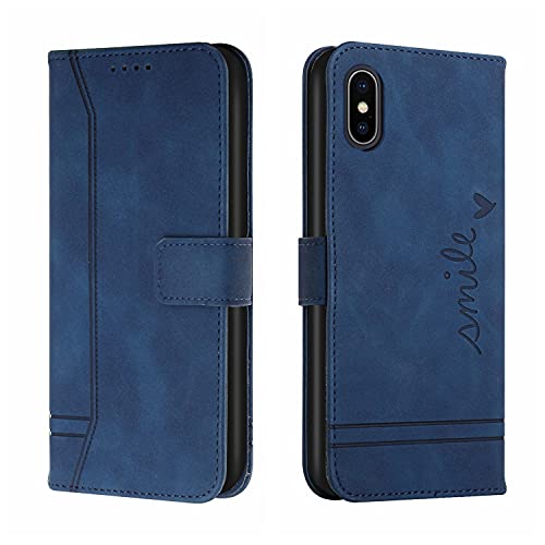 Trugox Handyhülle für Apple iPhone X/iPhone XS Hülle Klappbar Klapphülle mit Kartenfach Handytasche Handy Schutzhülle Tasche Leder Wallet Flip Case Slim Book Cover - Blue Trugox Handyhülle für Apple iPhone X/iPhone XS Hülle Klappbar Klapphülle mit Kartenfach Handytasche Handy Schutzhülle Tasche Leder Wallet Flip Case Slim Book Cover - Blue von Trugox