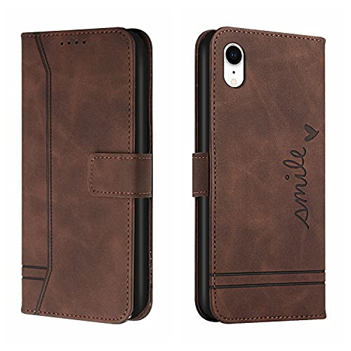 Trugox Handyhülle für Apple iPhone XR Hülle Klappbar Klapphülle mit Kartenfach Handytasche Handy Schutzhülle Tasche Leder Wallet Flip Case Slim Book Cover - Brown Trugox Handyhülle für Apple iPhone XR Hülle Klappbar Klapphülle mit Kartenfach Handytasche Handy Schutzhülle Tasche Leder Wallet Flip Case Slim Book Cover - Brown von Trugox