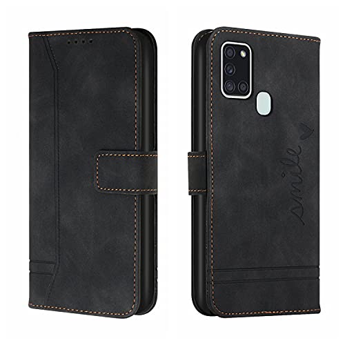 Trugox Handyhülle für Samsung Galaxy A21S Hülle Klappbar Klapphülle Totemblume mit Kartenfach Handytasche Handy Schutzhülle Tasche Leder Wallet Flip Case Book Cover - Schwarz Trugox Handyhülle für Samsung Galaxy A21S Hülle Klappbar Klapphülle Totemblume mit Kartenfach Handytasche Handy Schutzhülle Tasche Leder Wallet Flip Case Book Cover - Schwarz von Trugox