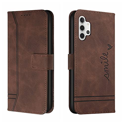 Trugox Handyhülle für Samsung Galaxy A32 5G Hülle Klappbar Klapphülle mit Kartenfach Handytasche Handy Schutzhülle Tasche Leder Wallet Flip Case Slim Book Cover - Braun Trugox Handyhülle für Samsung Galaxy A32 5G Hülle Klappbar Klapphülle mit Kartenfach Handytasche Handy Schutzhülle Tasche Leder Wallet Flip Case Slim Book Cover - Braun von Trugox