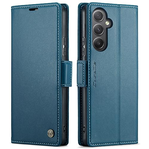 Trugox Handyhülle für Samsung Galaxy A34 5G Hülle Klappbar Klapphülle mit Kartenfach RFID Schutz Handytasche Schutzhülle Handy Tasche Leder Wallet Flip Case Cover - Blau Trugox Handyhülle für Samsung Galaxy A34 5G Hülle Klappbar Klapphülle mit Kartenfach RFID Schutz Handytasche Schutzhülle Handy Tasche Leder Wallet Flip Case Cover - Blau von Trugox