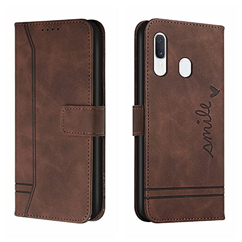 Trugox Handyhülle für Samsung Galaxy A40 Hülle Klappbar Klapphülle mit Kartenfach Handytasche Handy Schutzhülle Tasche Leder Wallet Flip Case Slim Book Cover - Braun Trugox Handyhülle für Samsung Galaxy A40 Hülle Klappbar Klapphülle mit Kartenfach Handytasche Handy Schutzhülle Tasche Leder Wallet Flip Case Slim Book Cover - Braun von Trugox