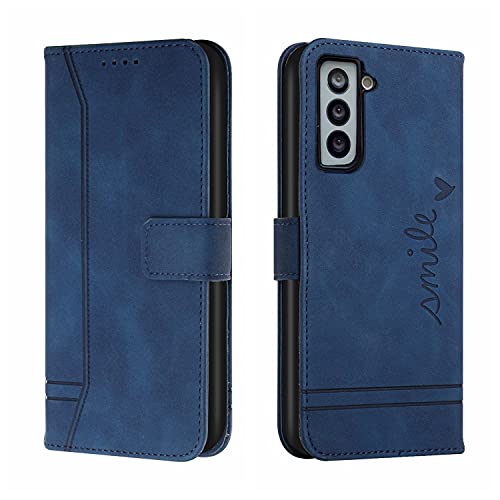 Trugox Handyhülle für Samsung Galaxy S21 / S21 5G Hülle Klappbar Klapphülle mit Kartenfach Handytasche Handy Schutzhülle Tasche Leder Wallet Flip Case Slim Book Cover - Blue Trugox Handyhülle für Samsung Galaxy S21 / S21 5G Hülle Klappbar Klapphülle mit Kartenfach Handytasche Handy Schutzhülle Tasche Leder Wallet Flip Case Slim Book Cover - Blue von Trugox