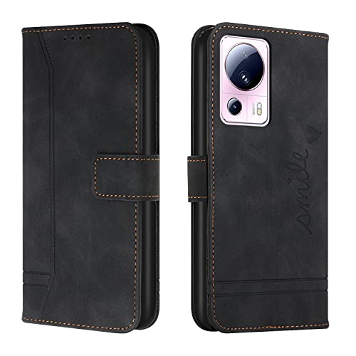 Trugox Handyhülle für Xiaomi 13 Lite 5G Hülle Klappbar Klapphülle mit Kartenfach Handytasche Handy Schutzhülle Tasche Leder Wallet Flip Case Slim Book Cover - Schwarz Trugox Handyhülle für Xiaomi 13 Lite 5G Hülle Klappbar Klapphülle mit Kartenfach Handytasche Handy Schutzhülle Tasche Leder Wallet Flip Case Slim Book Cover - Schwarz von Trugox