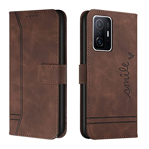 Trugox Handyhülle für Xiaomi Mi 11T 5G / Xiaomi 11T Pro 5G Hülle Klappbar Klapphülle mit Kartenfach Handytasche Handy Schutzhülle Tasche Leder Wallet Flip Case Slim Book Cover - Braun Trugox Handyhülle für Xiaomi Mi 11T 5G / Xiaomi 11T Pro 5G Hülle Klappbar Klapphülle mit Kartenfach Handytasche Handy Schutzhülle Tasche Leder Wallet Flip Case Slim Book Cover - Braun von Trugox