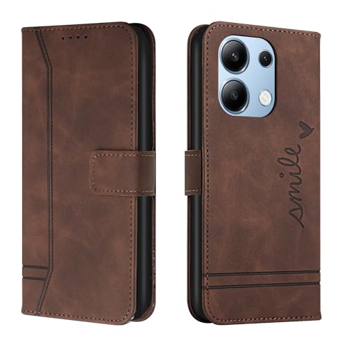 Trugox Handyhülle für Xiaomi Redmi Note 13 4G Hülle Klappbar Klapphülle mit Kartenfach Handytasche Handy Schutzhülle Tasche Leder Wallet Flip Case Slim Book Cover - Braun Trugox Handyhülle für Xiaomi Redmi Note 13 4G Hülle Klappbar Klapphülle mit Kartenfach Handytasche Handy Schutzhülle Tasche Leder Wallet Flip Case Slim Book Cover - Braun von Trugox