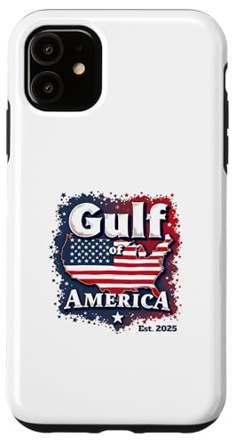 Golf von USA Amerika Est 2025 Golf von US Amerika Hülle für iPhone 11 Golf von USA Amerika Est 2025 Golf von US Amerika Hülle für iPhone 11 von Trump Gulf Of USA Merch
