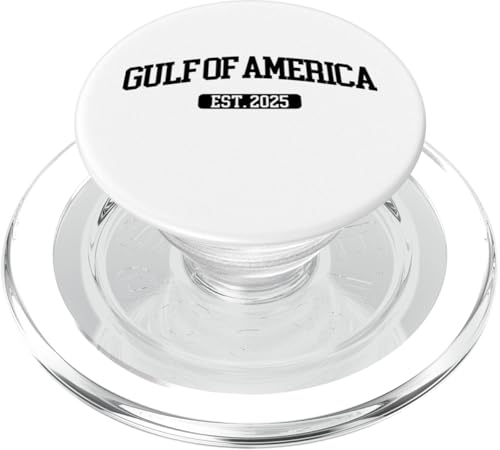 Golf von USA Amerika Est 2025 Golf von US Amerika PopSockets PopGrip für MagSafe Golf von USA Amerika Est 2025 Golf von US Amerika PopSockets PopGrip für MagSafe von Trump Gulf Of USA Merch