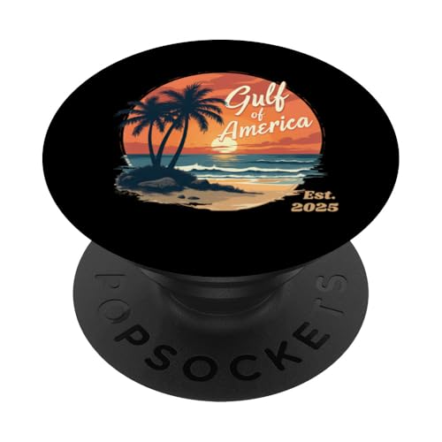 Golf von USA Amerika Ost 2025 Retro Golf von USA PopSockets Klebender PopGrip Golf von USA Amerika Ost 2025 Retro Golf von USA PopSockets Klebender PopGrip von Trump Gulf Of USA Merch