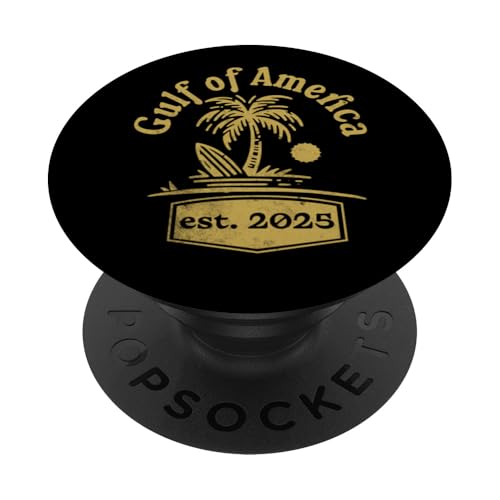 Golf von USA Amerika Ost 2025 Retro Golf von USA PopSockets Klebender PopGrip Golf von USA Amerika Ost 2025 Retro Golf von USA PopSockets Klebender PopGrip von Trump Gulf Of USA Merch