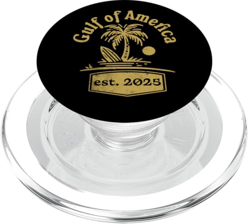 Golf von USA Amerika Ost 2025 Retro Golf von USA PopSockets PopGrip für MagSafe von Trump Gulf Of USA Merch