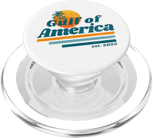 Golf von USA Ost-Amerika 2025 Trump Golf von USA PopSockets PopGrip für MagSafe Golf von USA Ost-Amerika 2025 Trump Golf von USA PopSockets PopGrip für MagSafe von Trump Gulf Of USA Merch