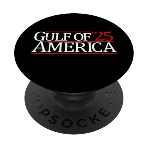 Gulf Of USA America '25 2025 Golf of US America PopSockets Klebender PopGrip Gulf Of USA America '25 2025 Golf of US America PopSockets Klebender PopGrip von Trump Gulf Of USA Merch