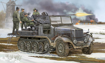 Ger. Sd.Kfz.6/2 3,7cm Flak 37 auf Selbst von Trumpeter